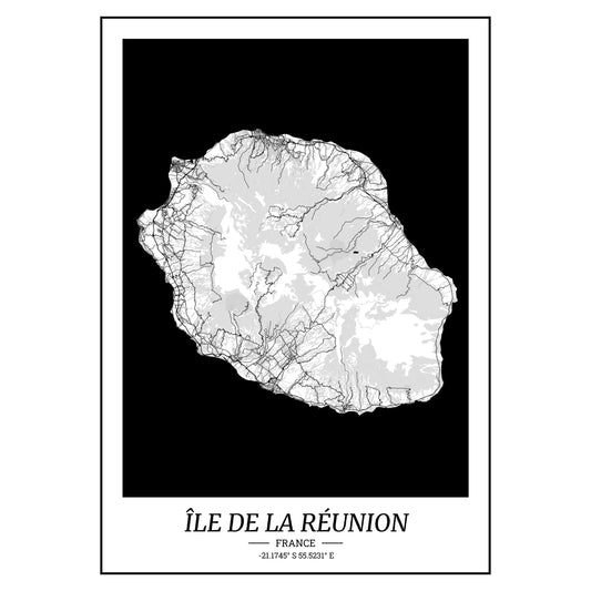 Affiche Ile de la Réunion