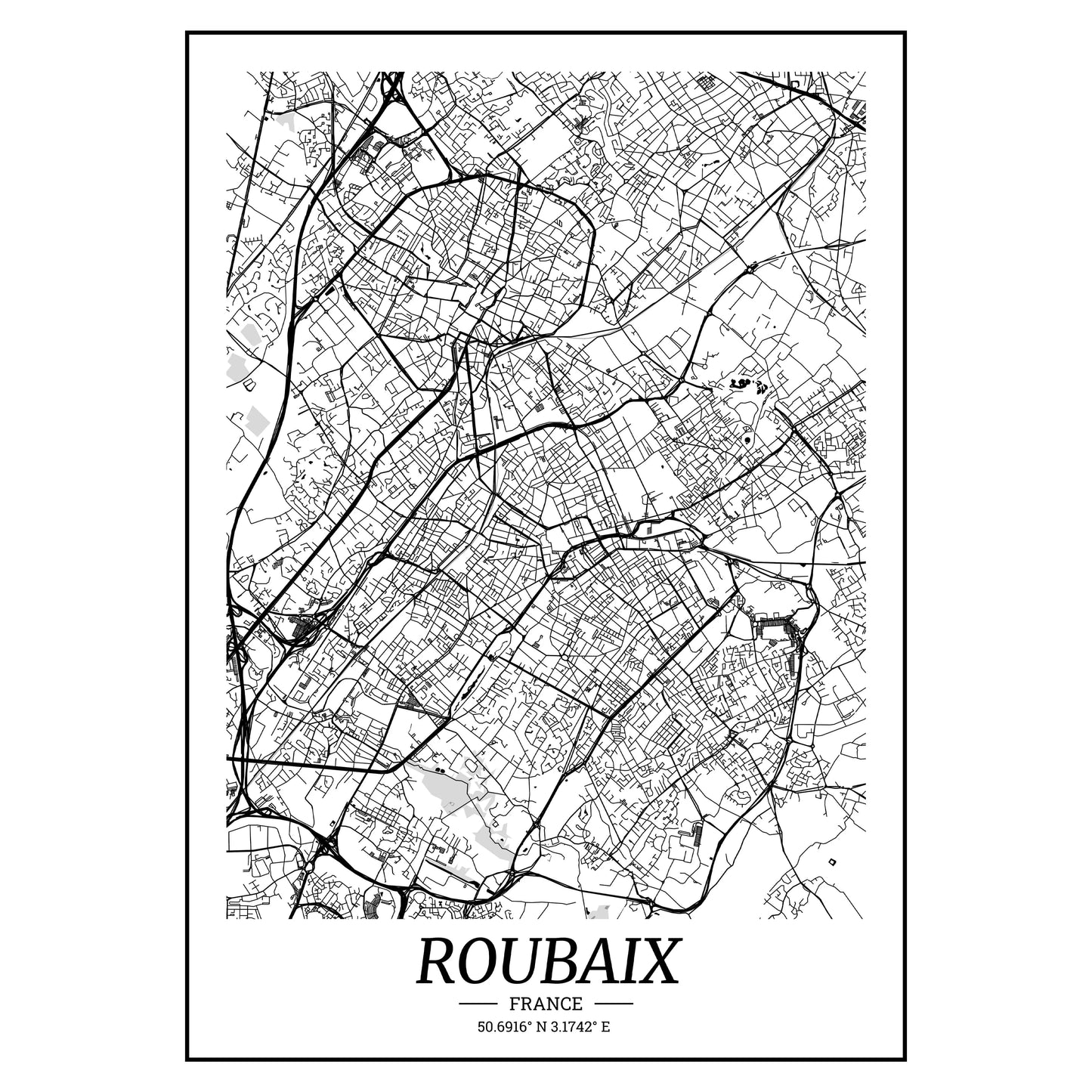 Affiche Roubaix