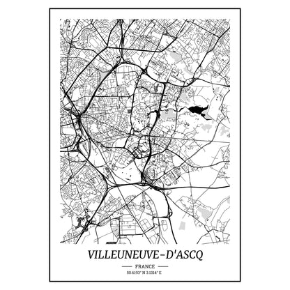 Affiche Villeneuve d'Ascq