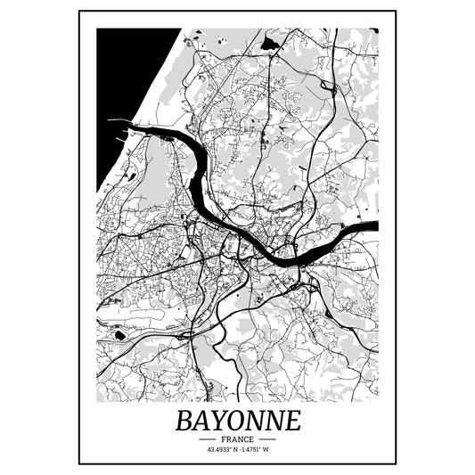 Affiche Bayonne