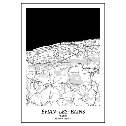 Affiche Evian-les-bains