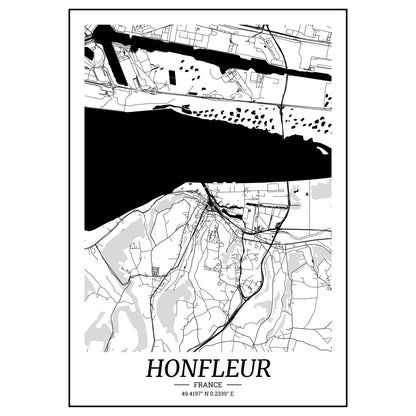 Affiche Honfleur