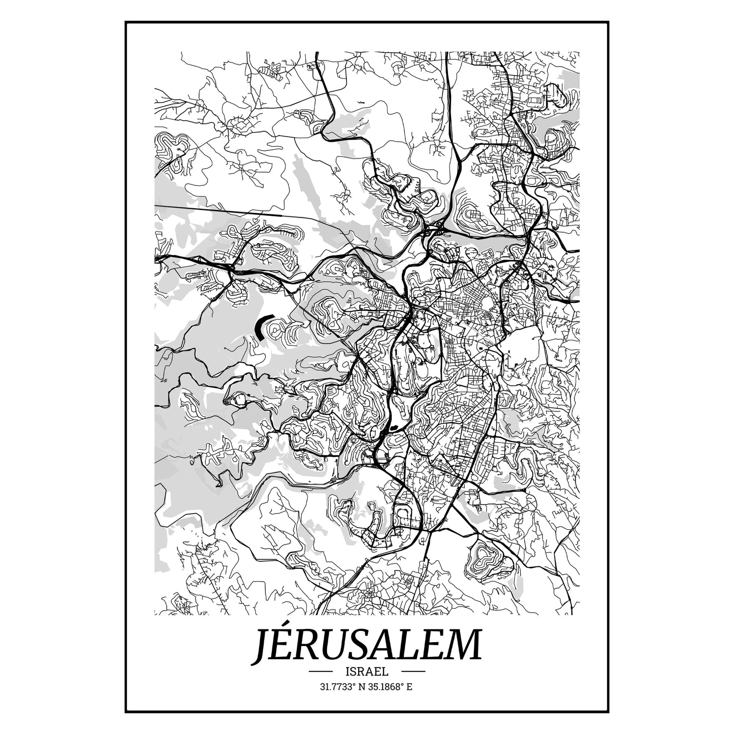 Affiche Jerusalem