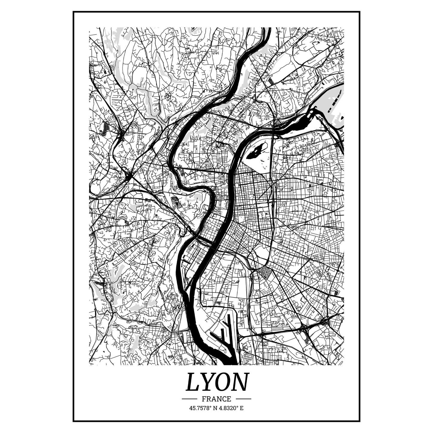 Affiche Lyon