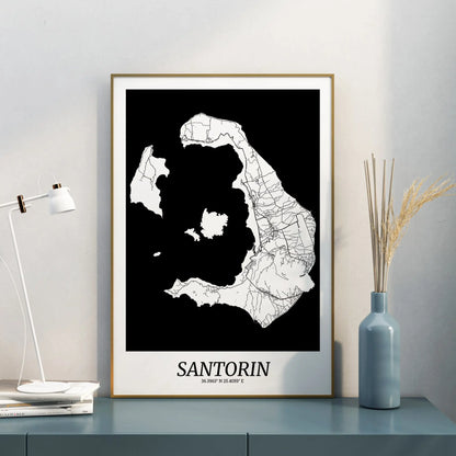 Affiche Santorin