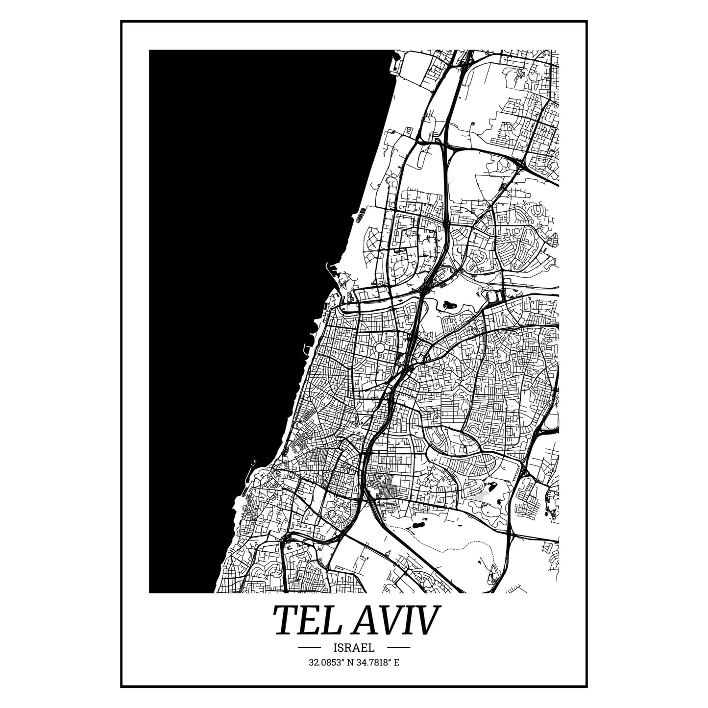 Affiche Tel Aviv